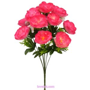 Пион с маленькими ромашкам